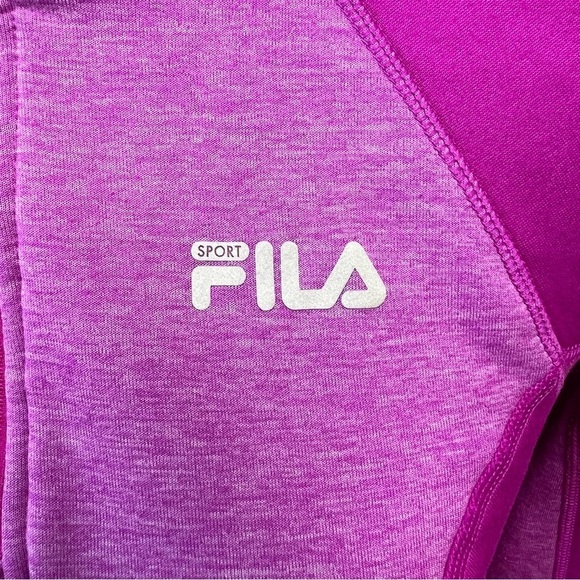 Fila Fuchsia Magenta 1/4 Zip Fleece Pullover Jacket - Picture 3 of 8